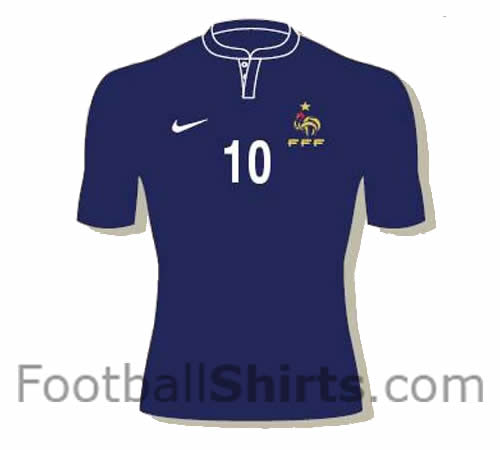 Frankrijk Shirt Thuis 2011-2012